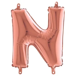 Bokstavsballong Mini Roséguld