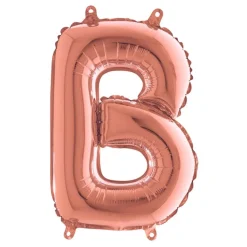 Bokstavsballong Mini Roséguld