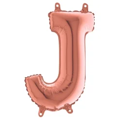 Bokstavsballong Mini Roséguld