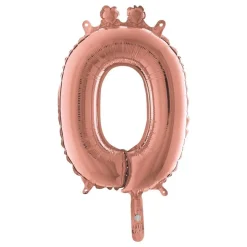 Bokstavsballong Mini Roséguld