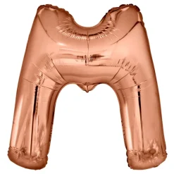 Bokstavsballong Roséguld Metallic
