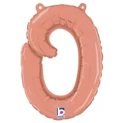 Bokstavsballong Script Roséguld