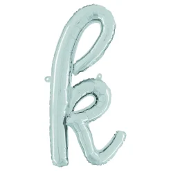 Bokstavsballong Script Silver