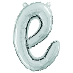 Bokstavsballong Script Silver