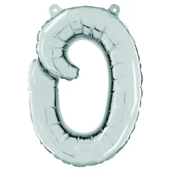 Bokstavsballong Script Silver