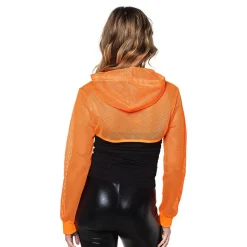 Bolero Fishnet UV Neonorange