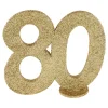 Bordsdekoration 80 Glitter Guld
