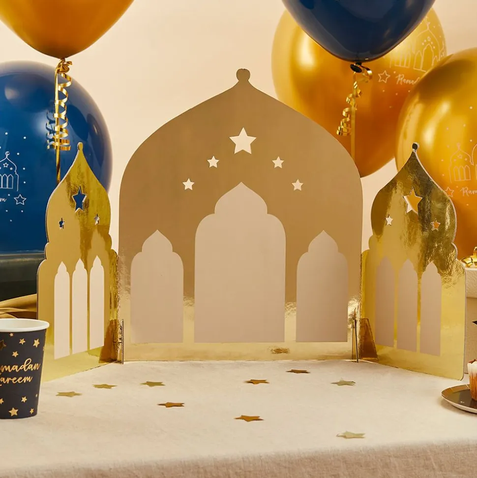 Bordsdekoration Eid Mubarak Tempel Guld