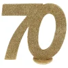 Bordsdekoration 70 Glitter Guld