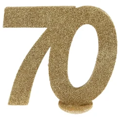 Bordsdekoration 70 Glitter Guld