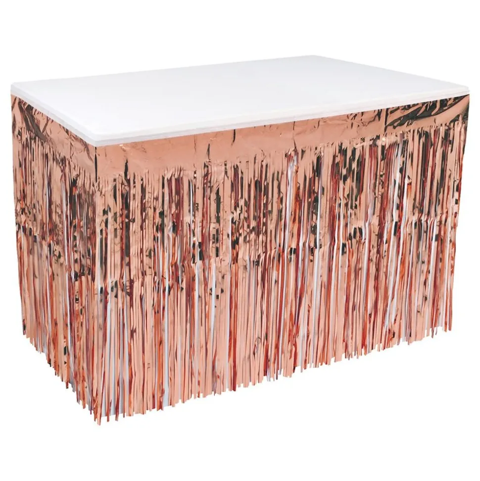 Bordskjol Fransar Rosa Metallic