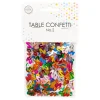 Bordskonfetti Siffra 2 Färgmix Metallic