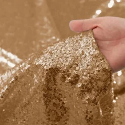 Bordslöpare Paljett Guld