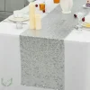 Bordslöpare Paljett Silver