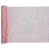 Bordslöpare Tyll Glitter Roséguld