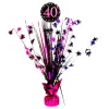 Bordspjäs 40 Svart/Rosa Glitter