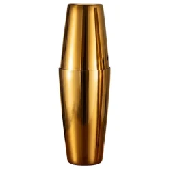 Boston Cocktail Shaker Guld