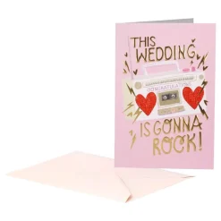 Bröllopskort Rock Wedding