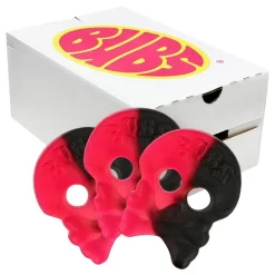BUBS Raspberry Salty Licorice Skalle Storpack