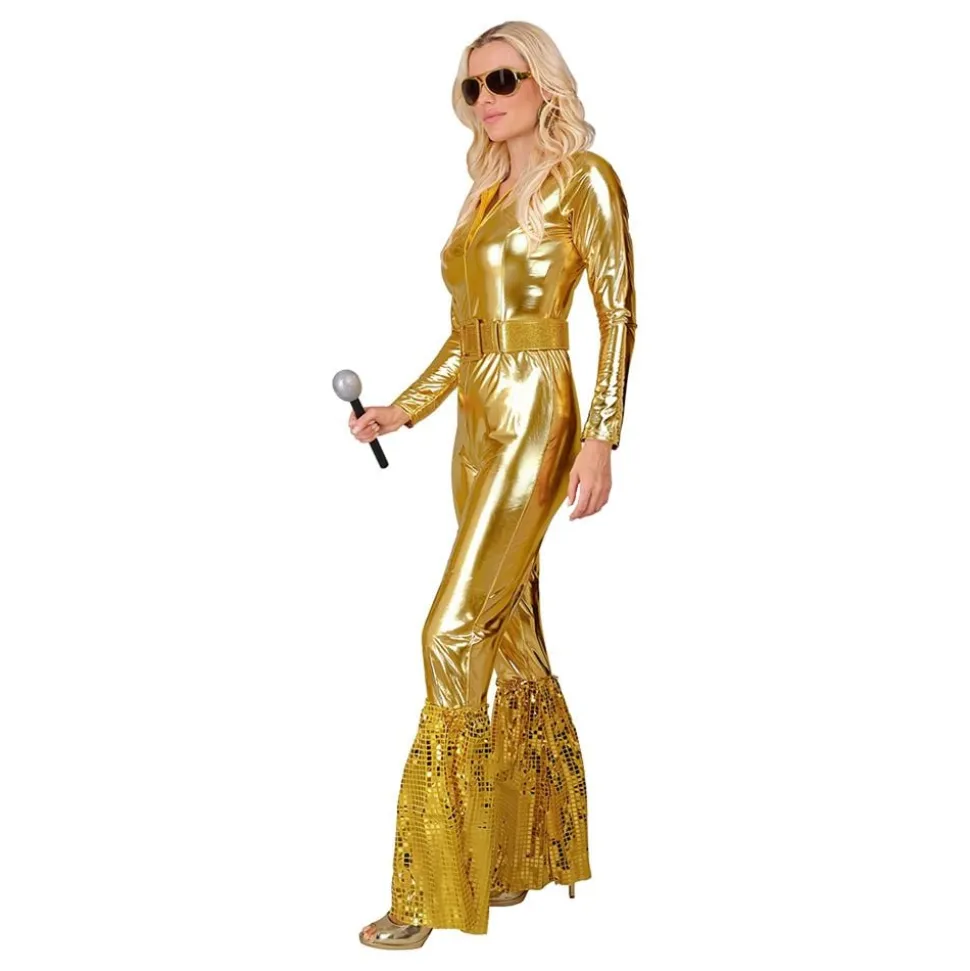 Catsuit Maskeraddräkt Guld