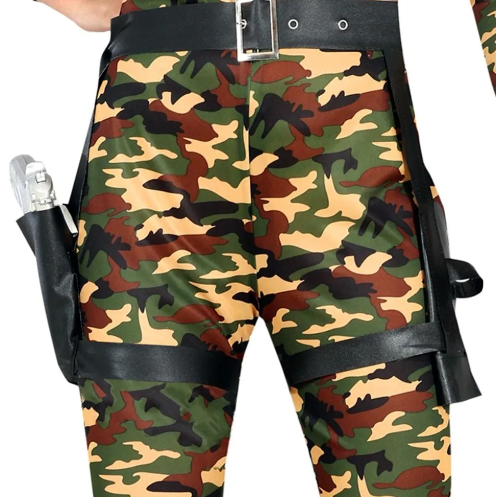 Catsuit Militär Maskeraddräkt