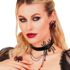 Choker Halsband med Spindel