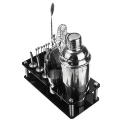Cocktailset i Rostfritt med Akrylhållare