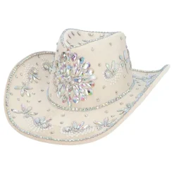 Cowboyhatt Crystal Beige