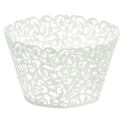 Cupcake Wrappers Vit Lace