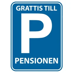 Dekoration Grattis Till Pensionen