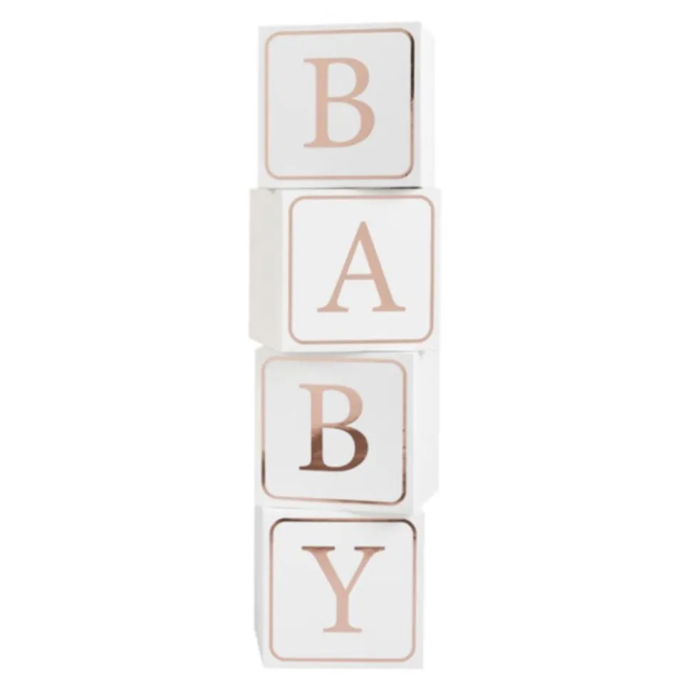 Dekorationsboxar Baby Roséguld