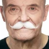 Detektiv Mustasch Vit
