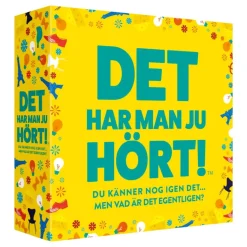 Det Har Man Ju Hört Frågespel
