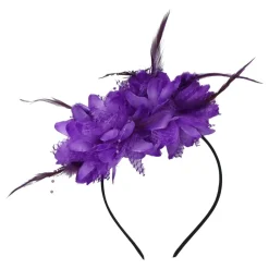 Diadem med Blomma Lila
