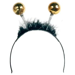 Diadem med Discokulor Guld