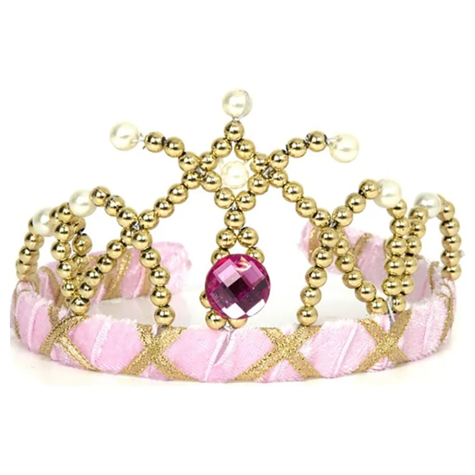 Diadem Prinsessa Sammetsrosa Deluxe