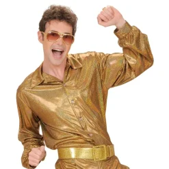 Discoskjorta Guld