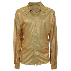 Discoskjorta Guld