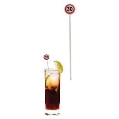 Drinkpinnar Trafikskylt 30