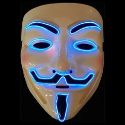EL Wire V For Vendetta LED Mask