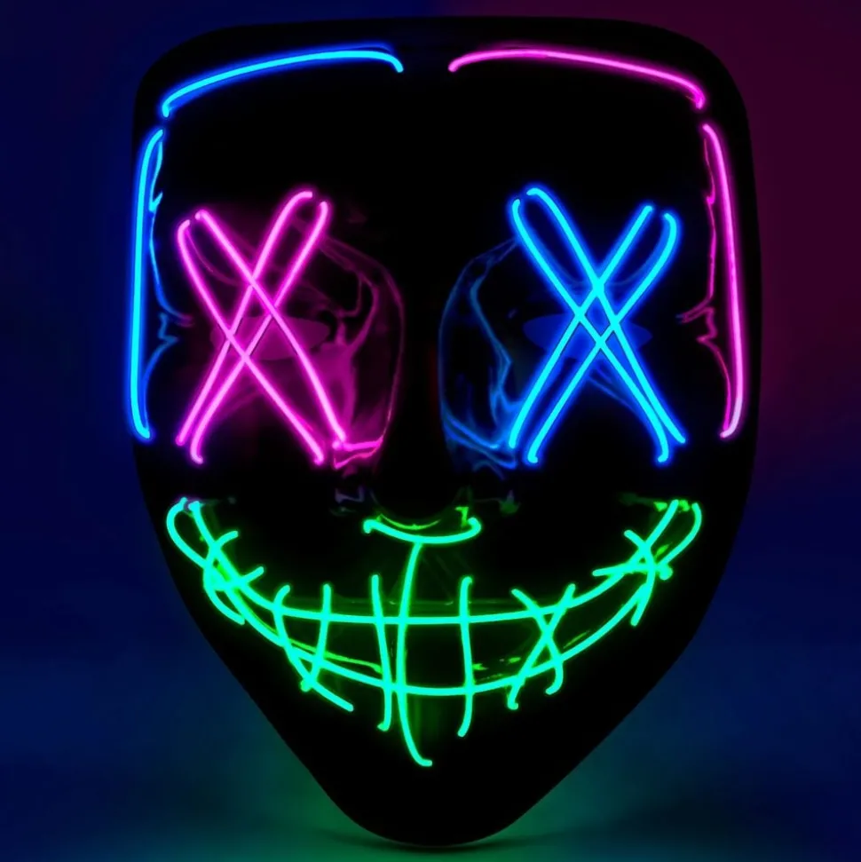 El Wire Purge LED Mask