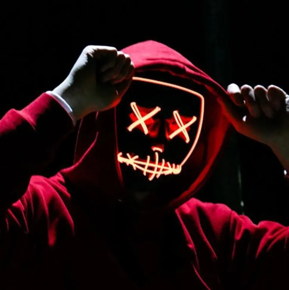 El Wire Purge LED Mask