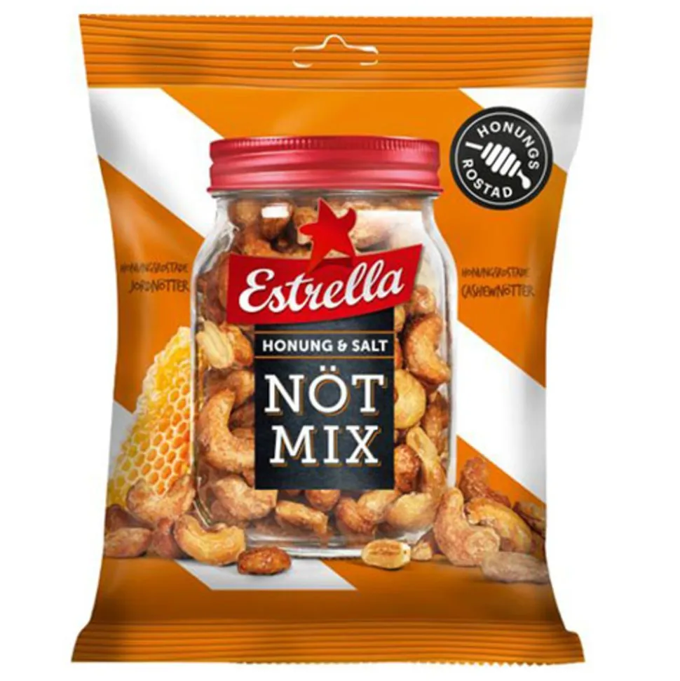 Estrella Nötmix Honung & Salt
