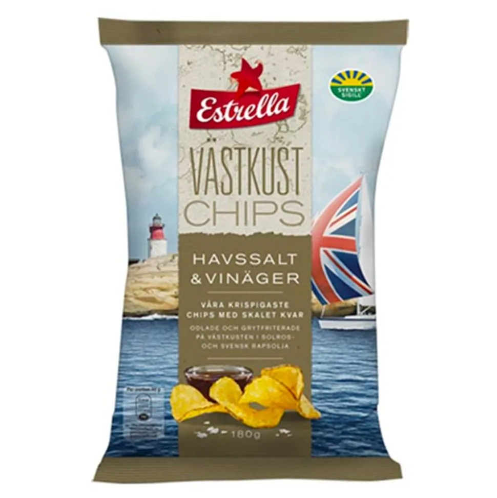 Estrella Västkustchips & Havssalt Vinäger
