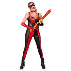 Evil Harlequin Jumpsuit Maskeraddräkt