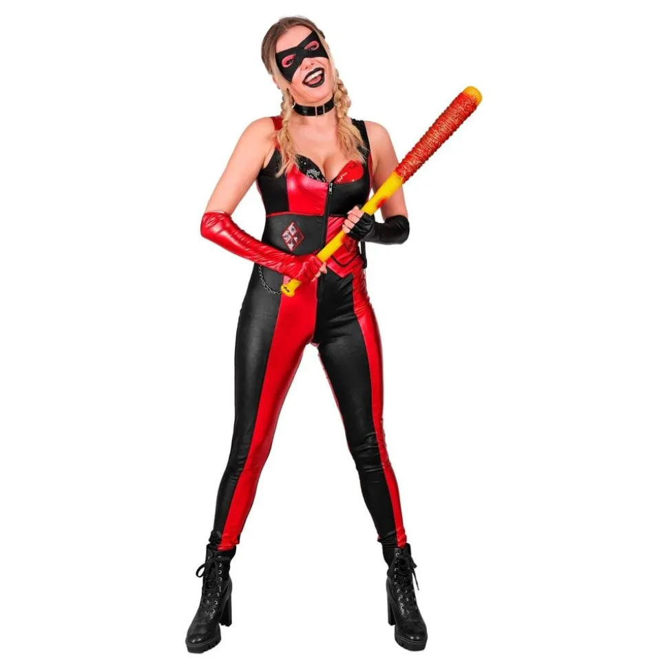 Evil Harlequin Jumpsuit Maskeraddräkt