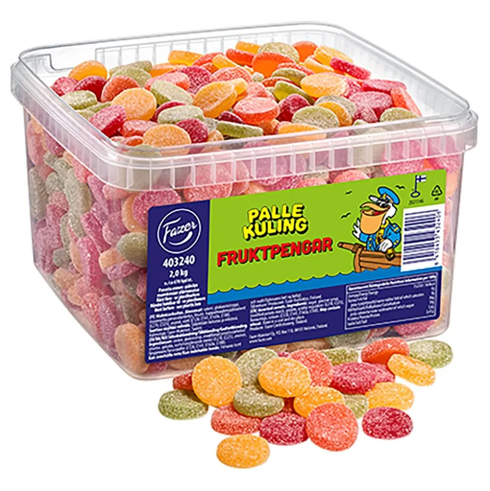 Fazer Palle Kuling Fruktpengar Storpack