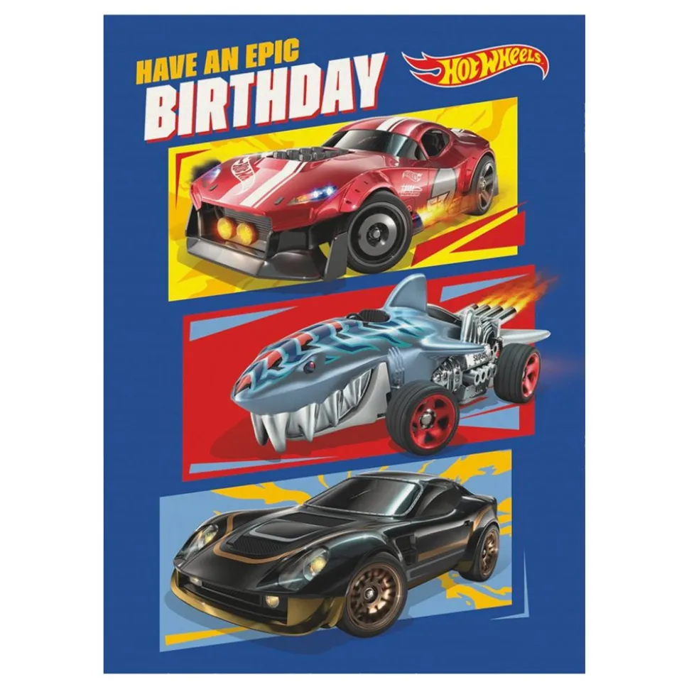 Födelsedagskort Hot Wheels