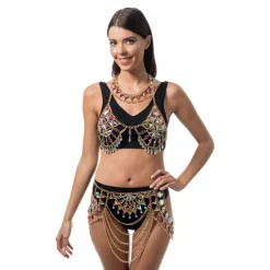 Festivalkjol Diamanter Rosa