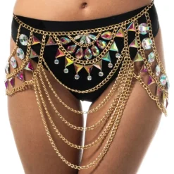 Festivalkjol Diamanter Rosa